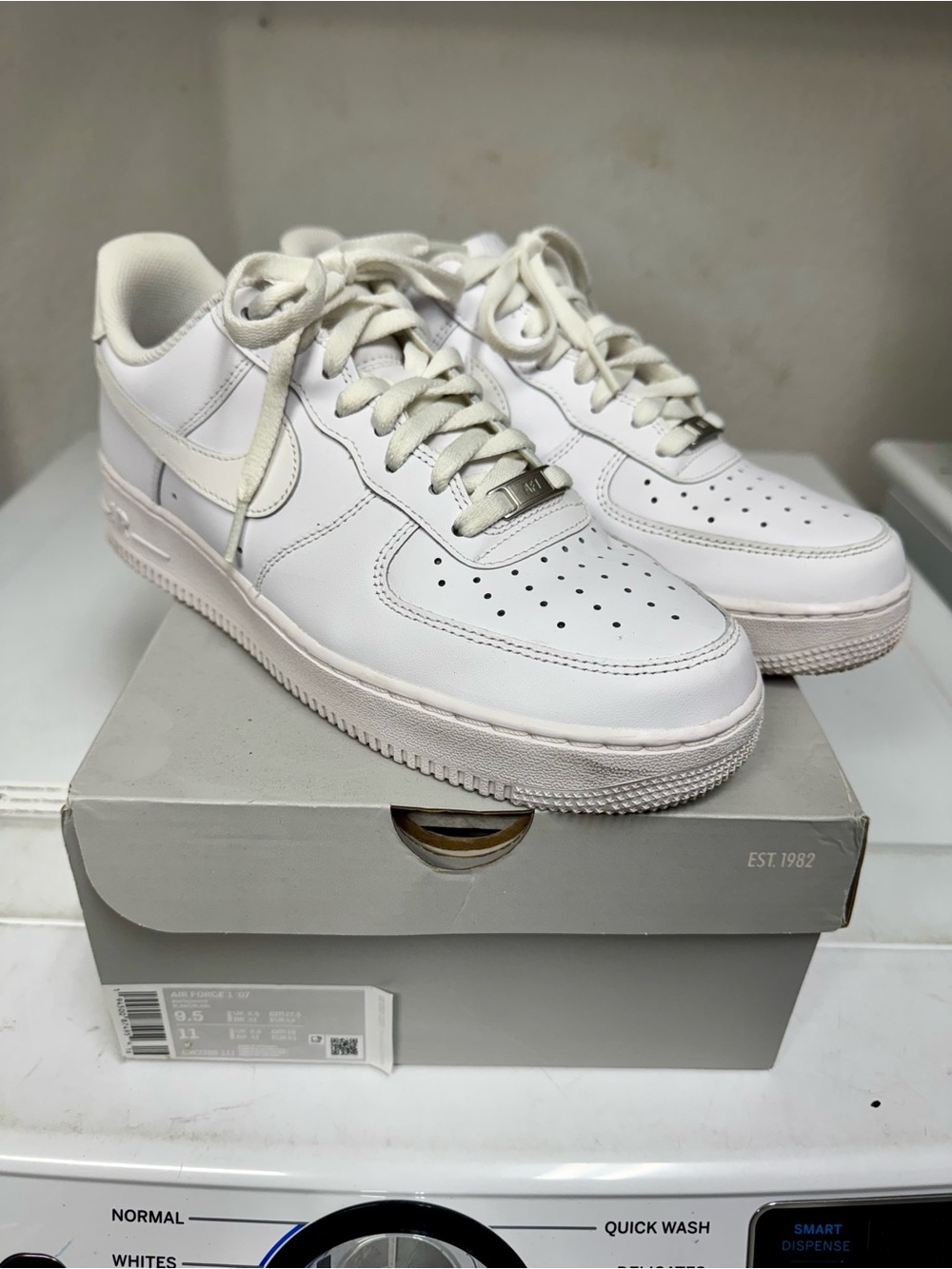 Nike Men’s Air Force 1 Low - White - Size 9.5